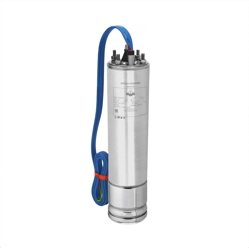 MOTOR COVERCO 4" RODAMIENTOS - MONOFÁSICO 3 HILOS 230V