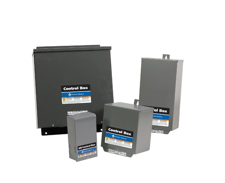 CAJAS DE CONTROL FRANKLIN ELECTRIC PARA MOTORES SUMERGIBLES DE TRES HILOS - MONOFÁSICOS